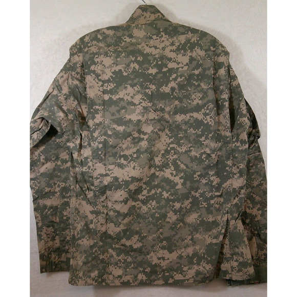 US Military Army Field Jacket-Digital Camo Green Full Zip -Medium Reg - Picture 2 of 6
